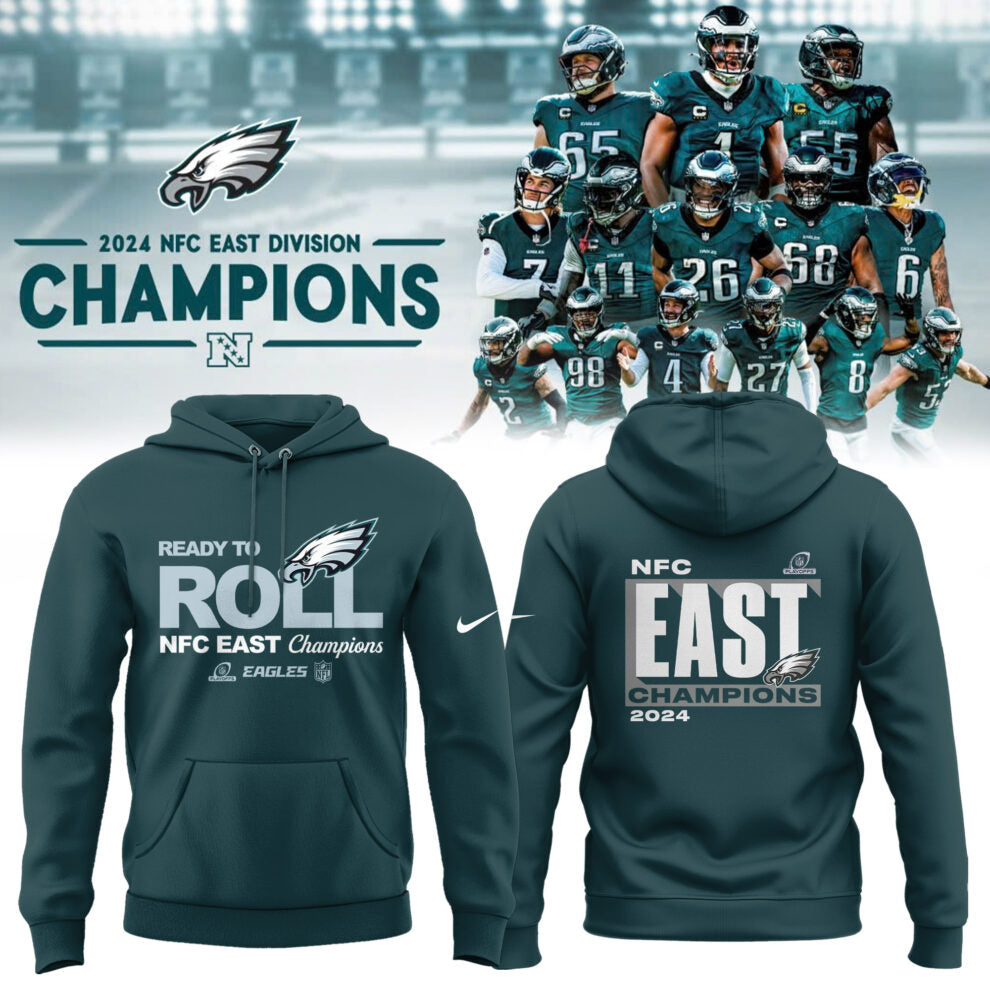2024 NFC East Champions Philadelphia Eagles Hoodie 