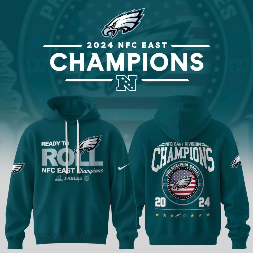 2024 NFC East Champions Philadelphia Eagles Hoodie 