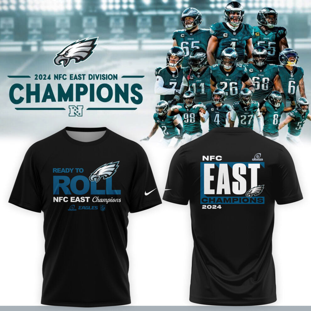 2024 NFC East Champions Philadelphia Eagles T-Shirt 