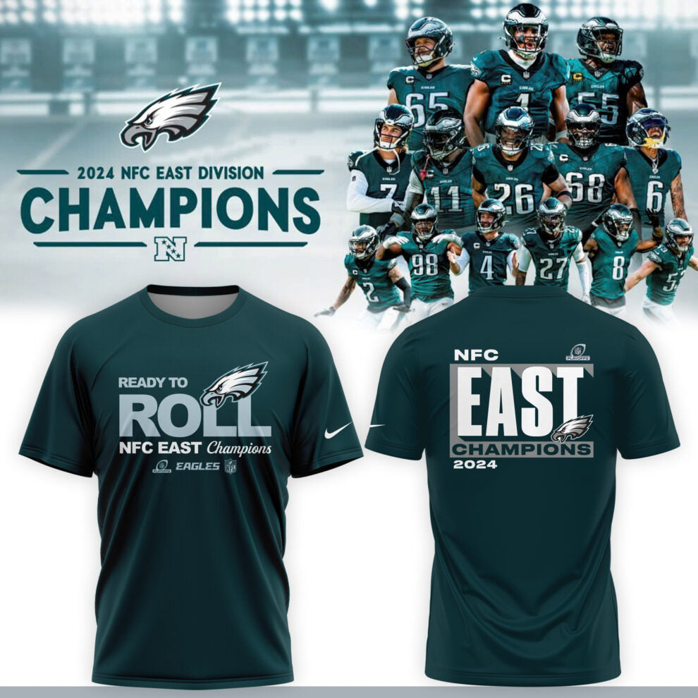 2024 NFC East Champions Philadelphia Eagles T-Shirt 