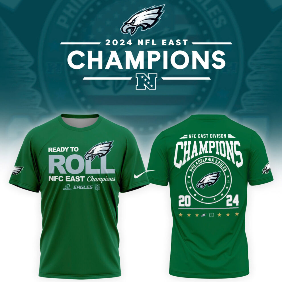 2024 NFC East Champions Philadelphia Eagles T-Shirt 