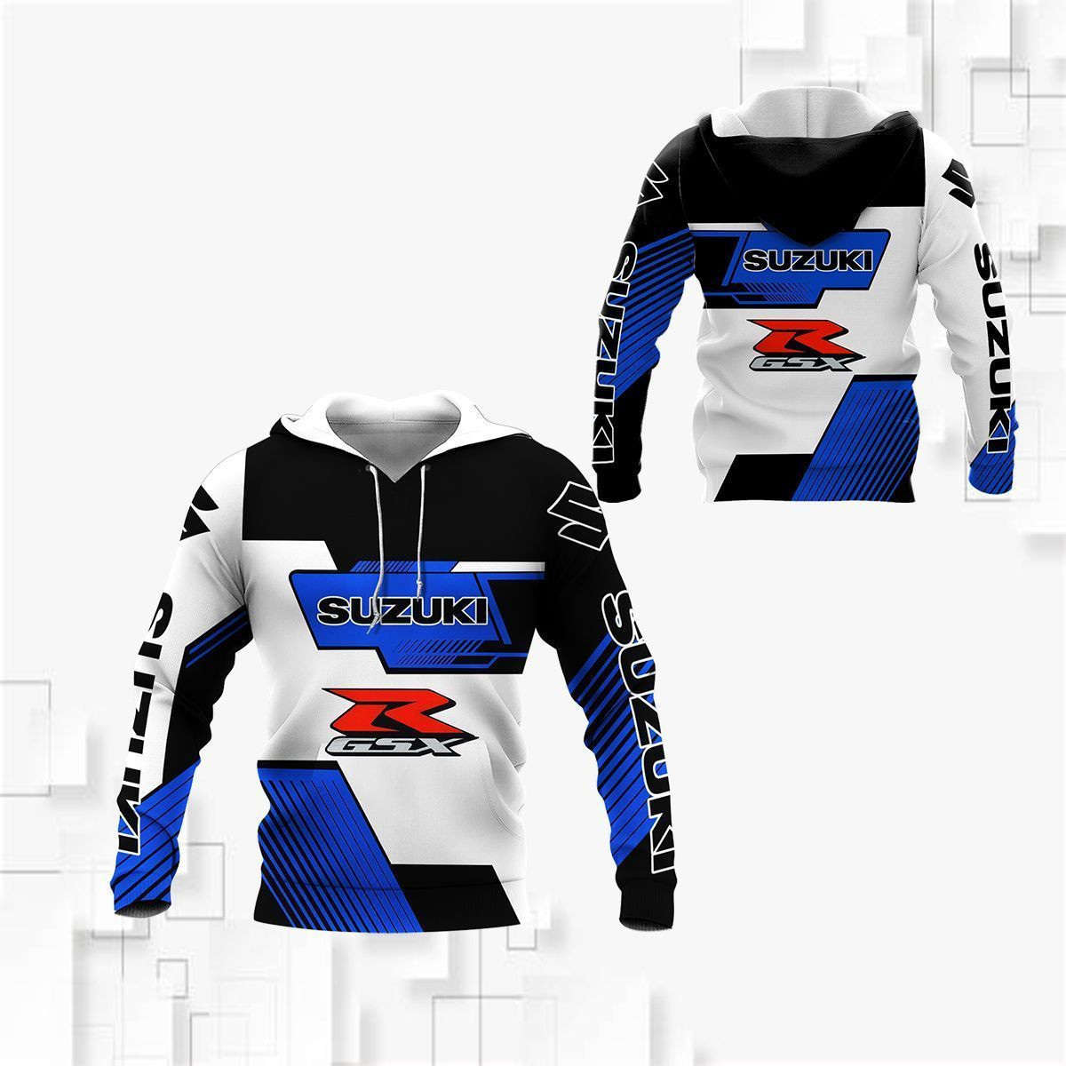 3D All Over Printed Suzuki Gsx-R Shirts Ver 1 (Blue) 