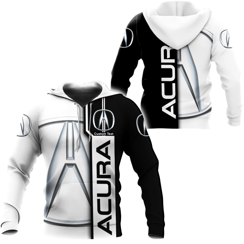 Acura 3D Apparel Zip Hoodie,Pant,Polo, Button Hawaii Shirt Personalized 
