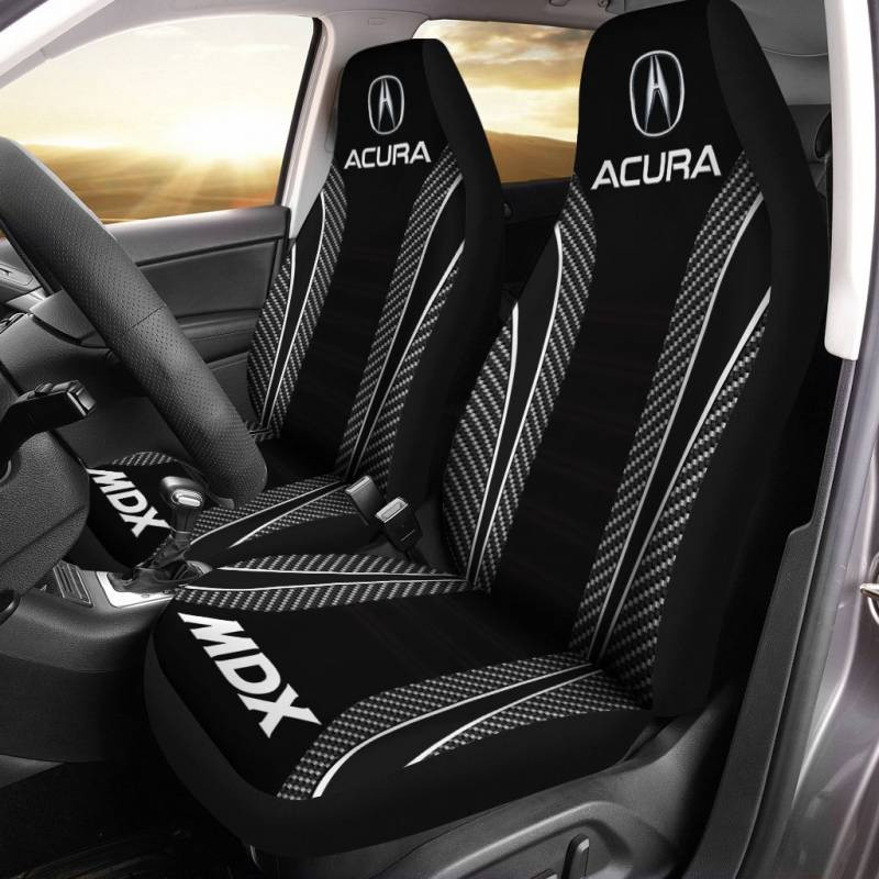 Acura MDX NCT Car Seat Cover (Set of 2) Ver 1 (Black) 