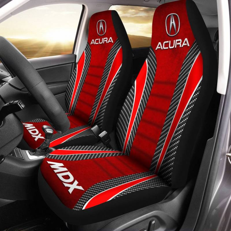 Acura MDX NCT Car Seat Cover (Set of 2) Ver 1 (Red) 