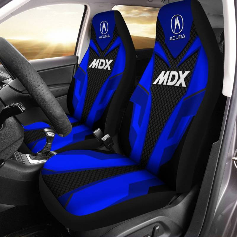 ACURA MDX VTH Car Seat Cover (Set of 2) Ver 1 (Blue) 