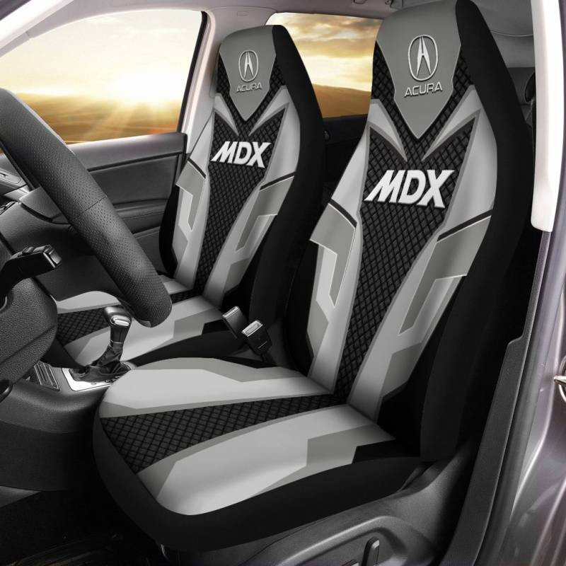 ACURA MDX VTH Car Seat Cover (Set of 2) Ver 1 (Grey) 