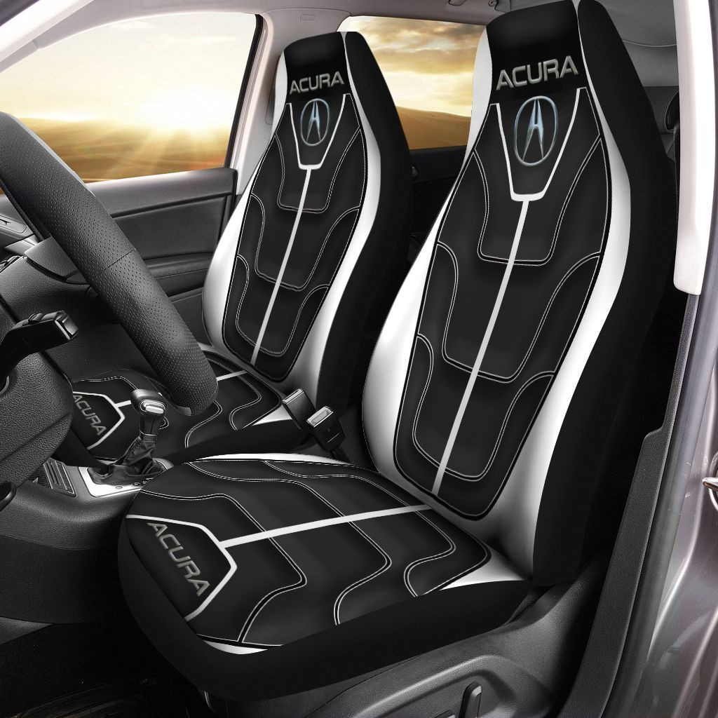Acura Nqp-Nh Car Seat Cover (Set Of 2) Ver 1 (White) 