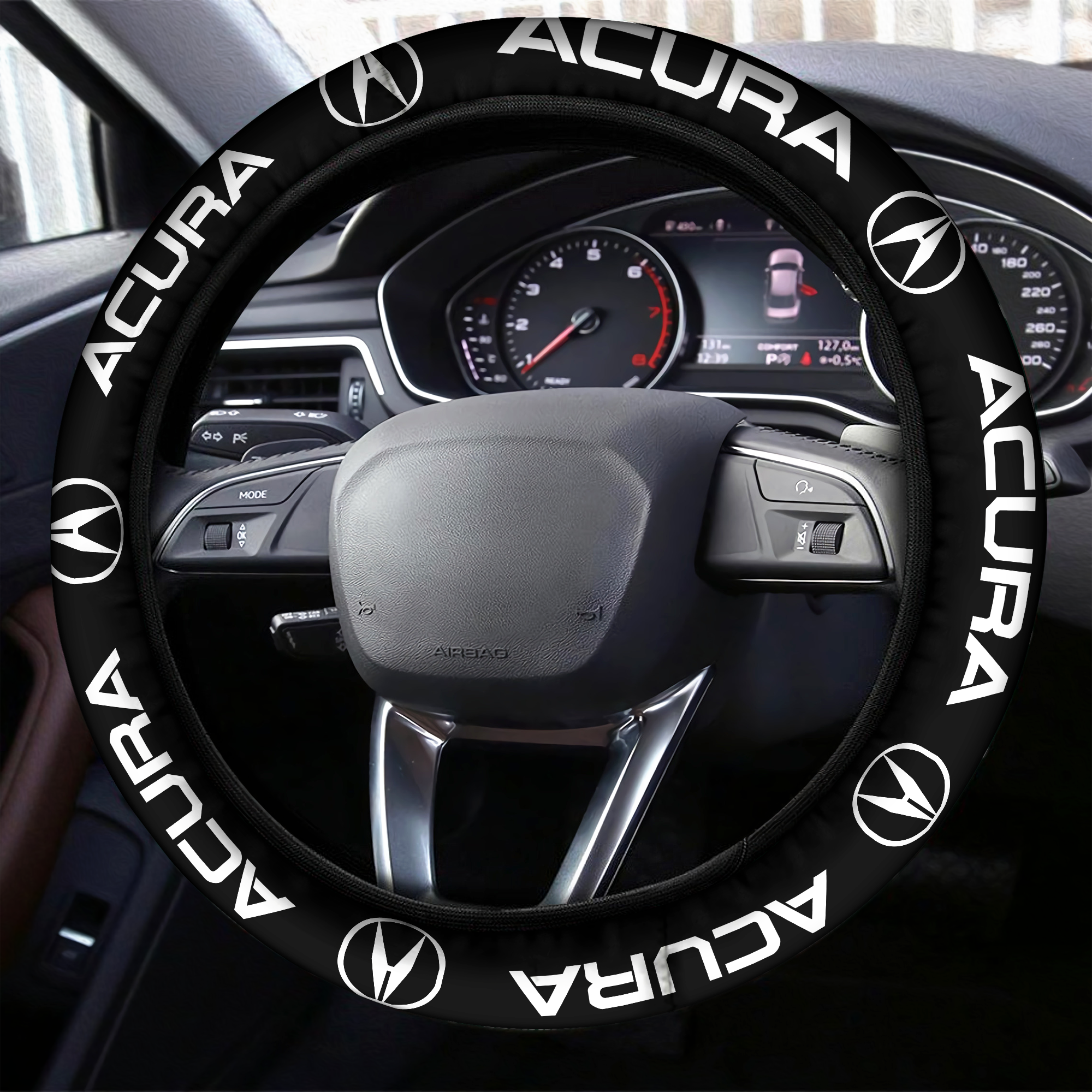Acura Steering Wheel Cover  black 