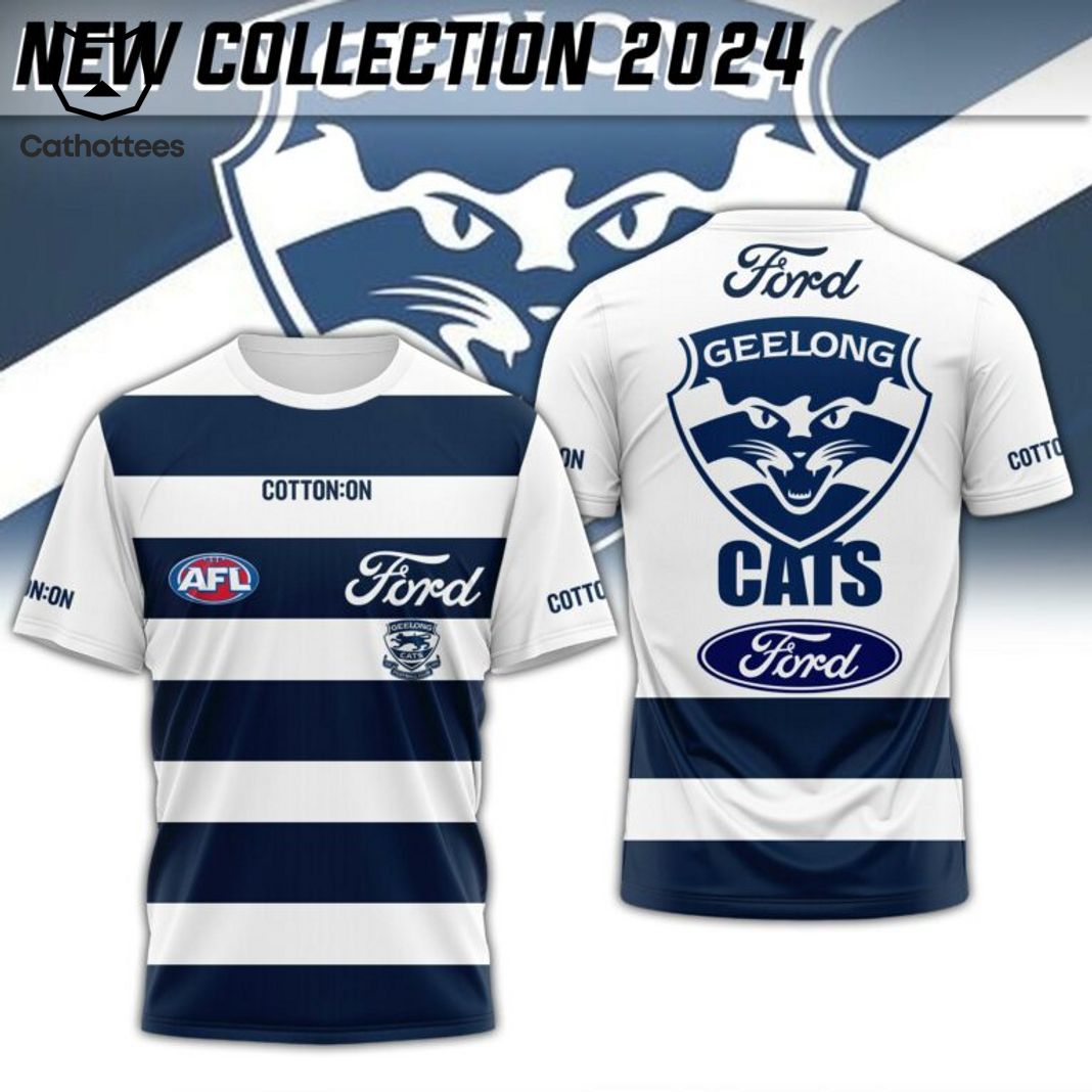 AFL Geelong Cats Ford design 3D TShirt 