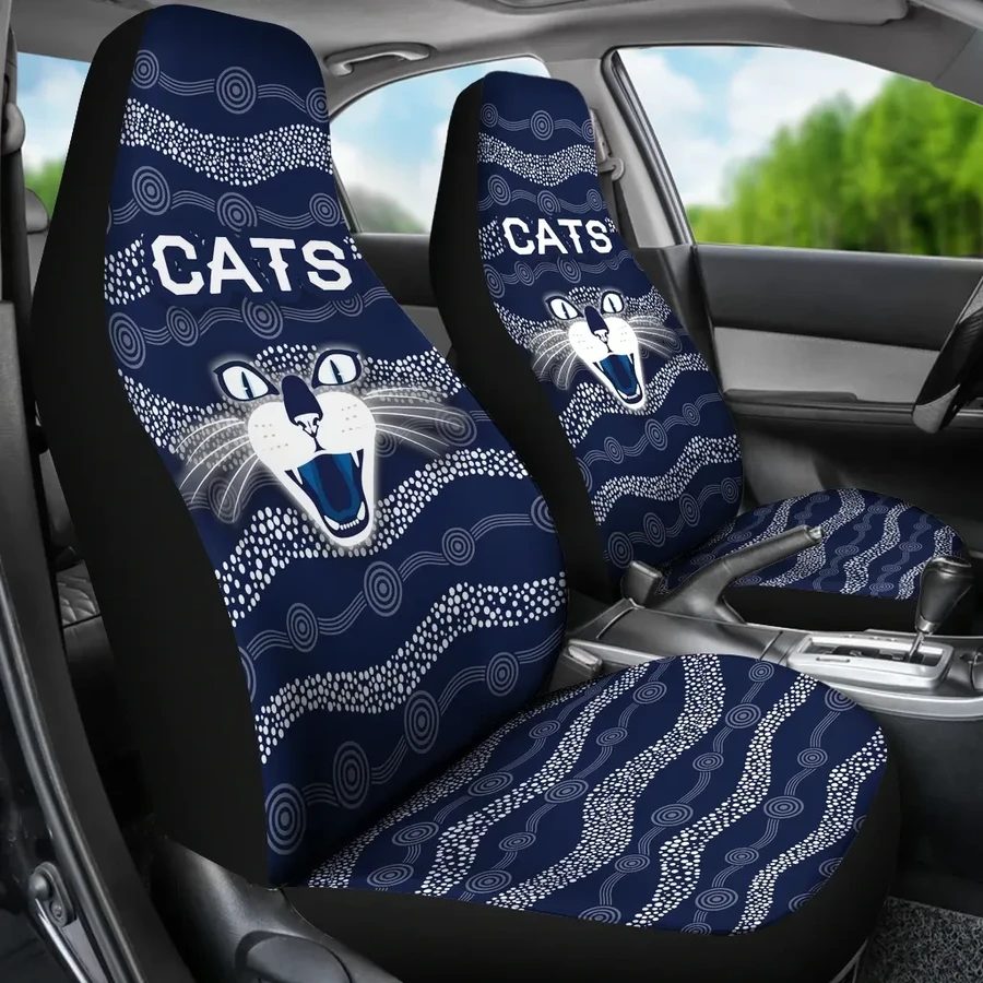 AFL Geelong Cats Indigenous Navy Car Seat Covers 