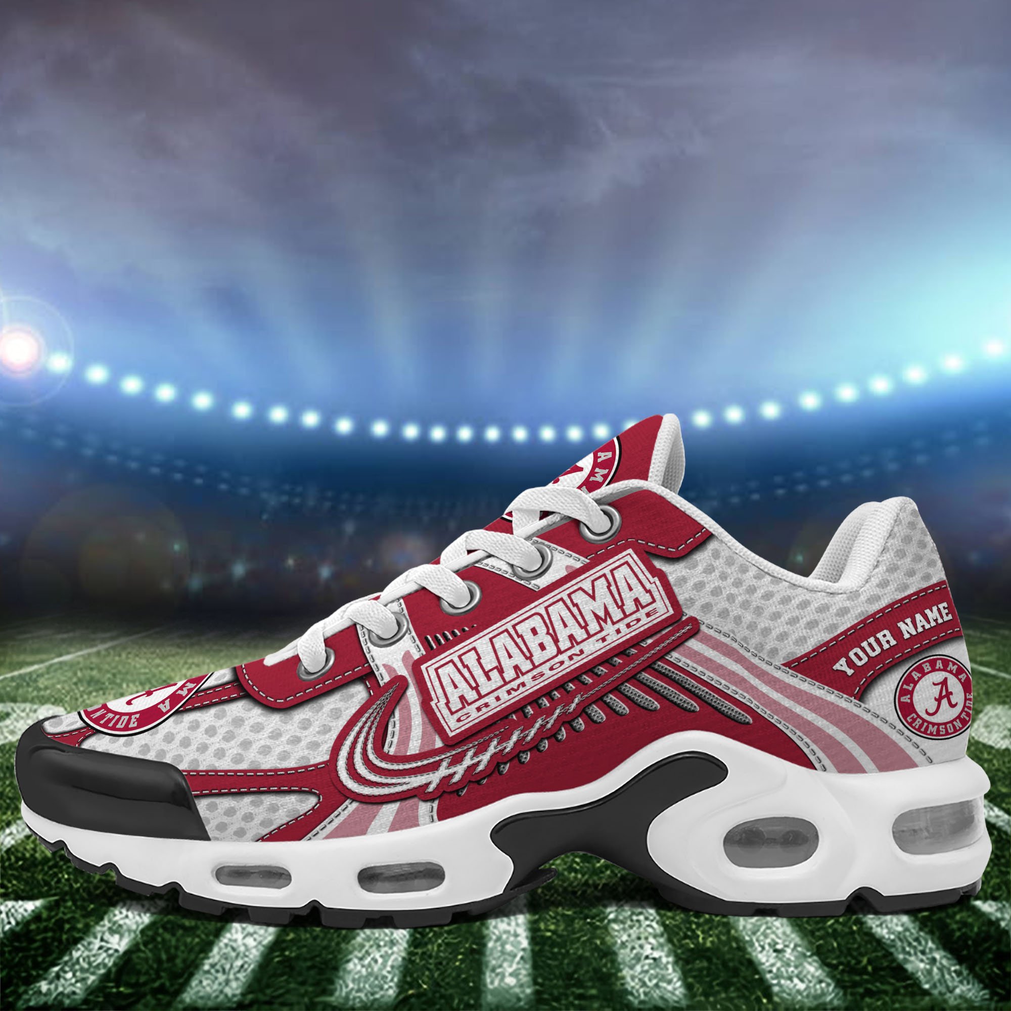 Alabama Crimson Tide TN Shoes Custom Your Name, Sport Shoes