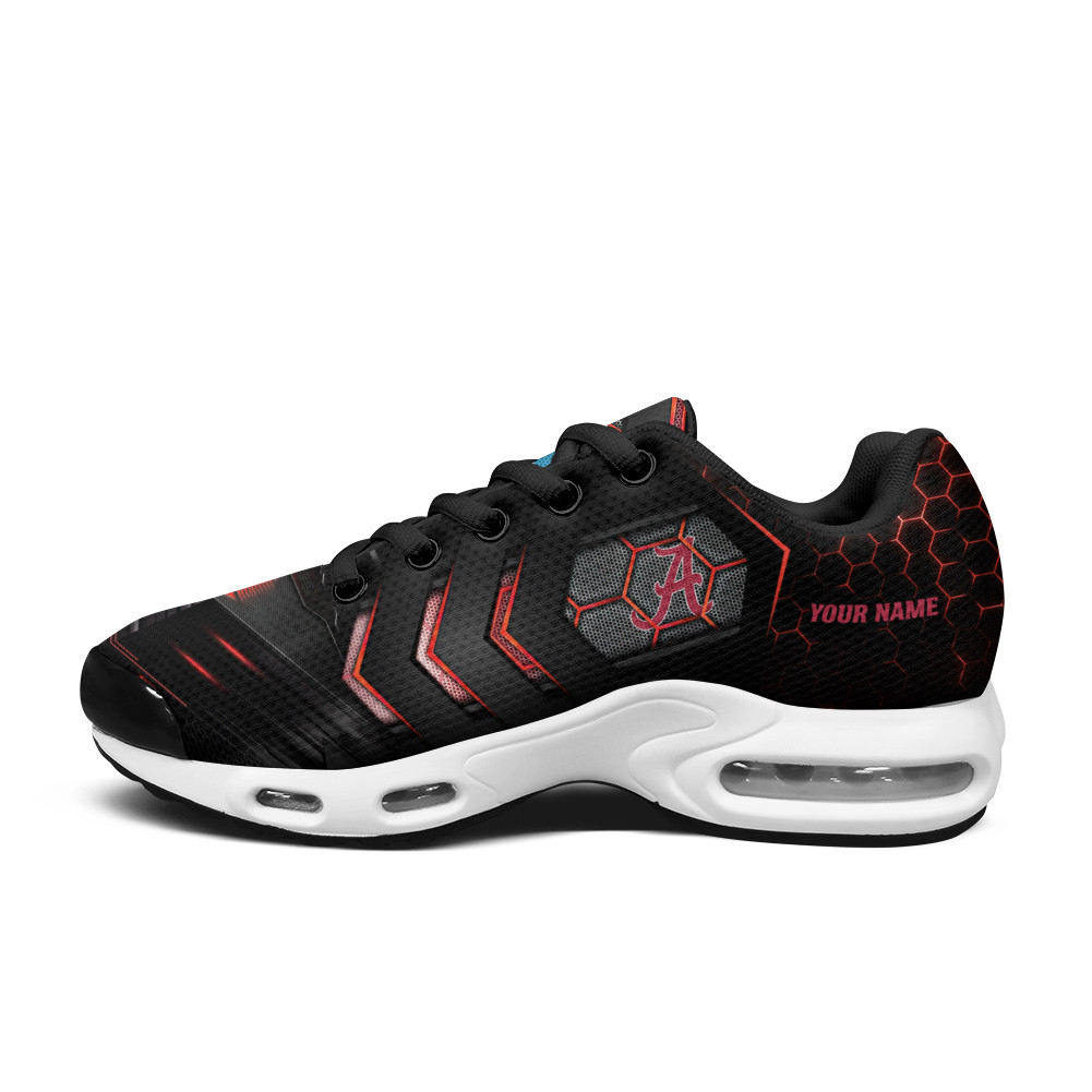 Alabama Personalized Name Team Colors Arrow Line Beehive Pattern TN Air Max Shoes Air Cushion Sneakers