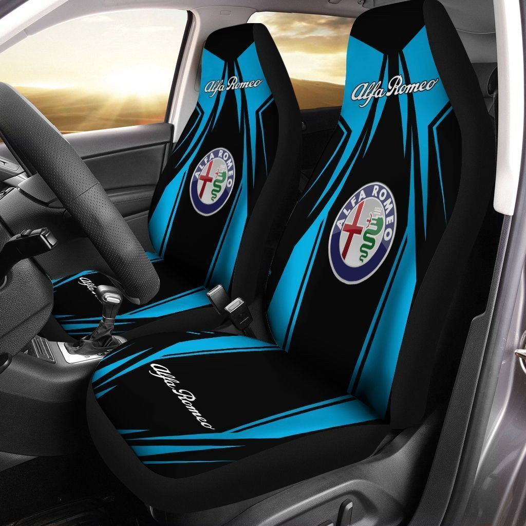 Alfa Romeo LPH-LT Car Seat Cover (Set of 2) Ver 2 (Blue)