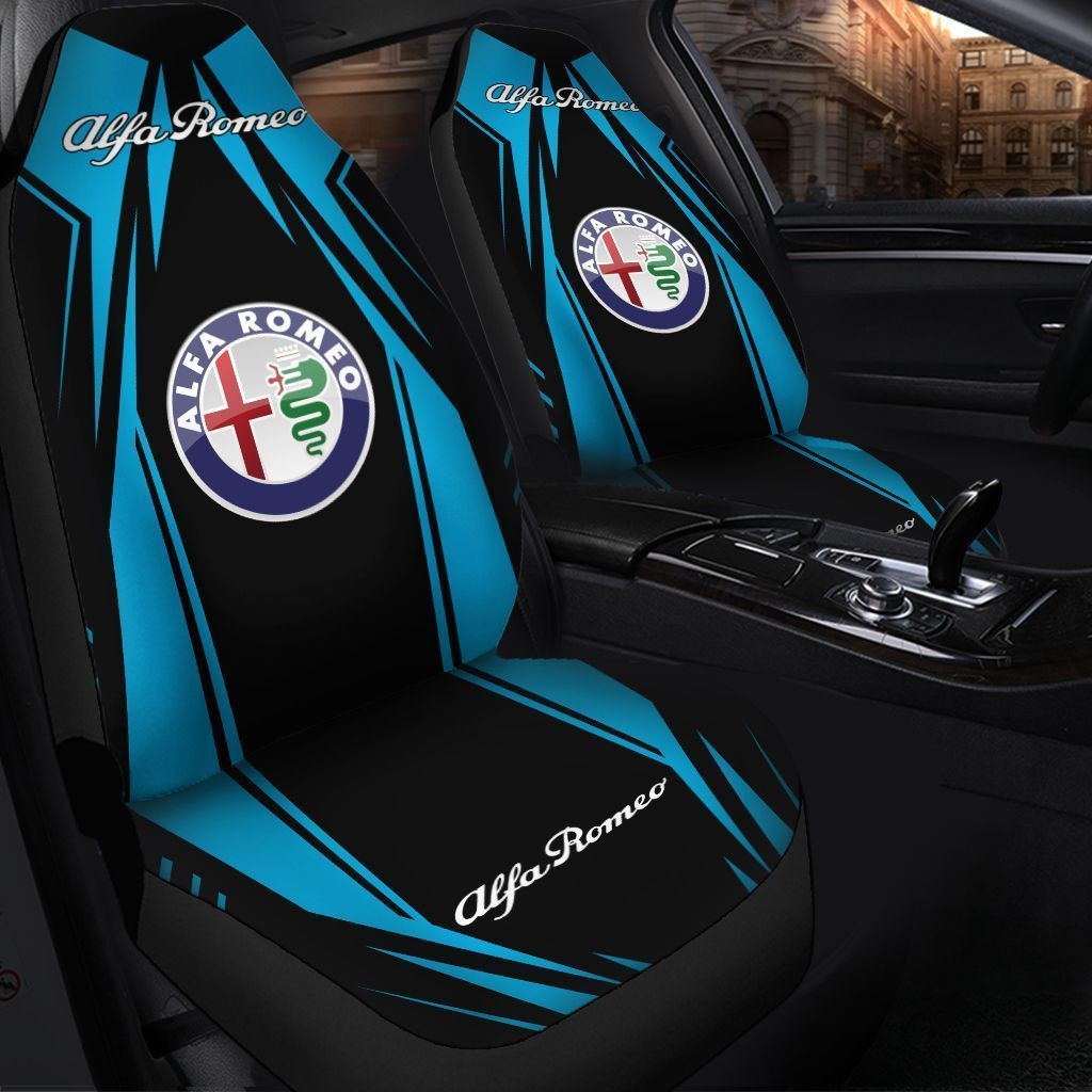 Alfa Romeo LPH-LT Car Seat Cover (Set of 2) Ver 2 (Blue)