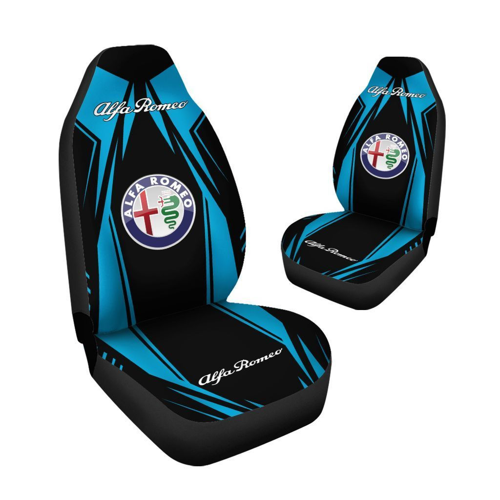 Alfa Romeo LPH-LT Car Seat Cover (Set of 2) Ver 2 (Blue)