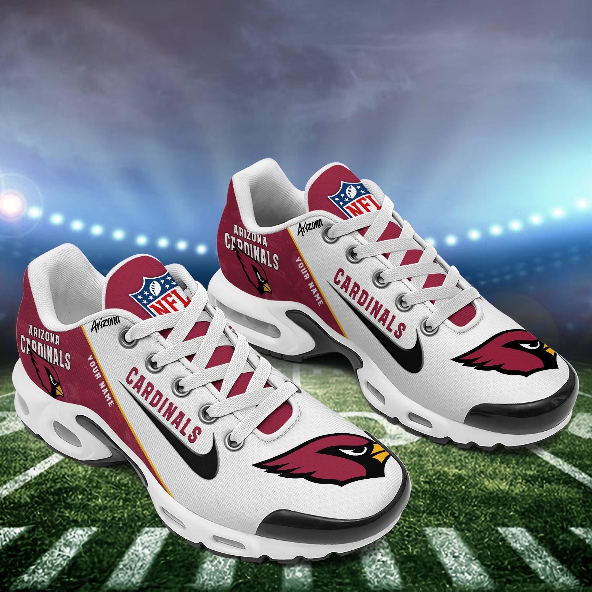 Arizona Cardinals TN Shoes 2025 Versions Custom Your Name 670