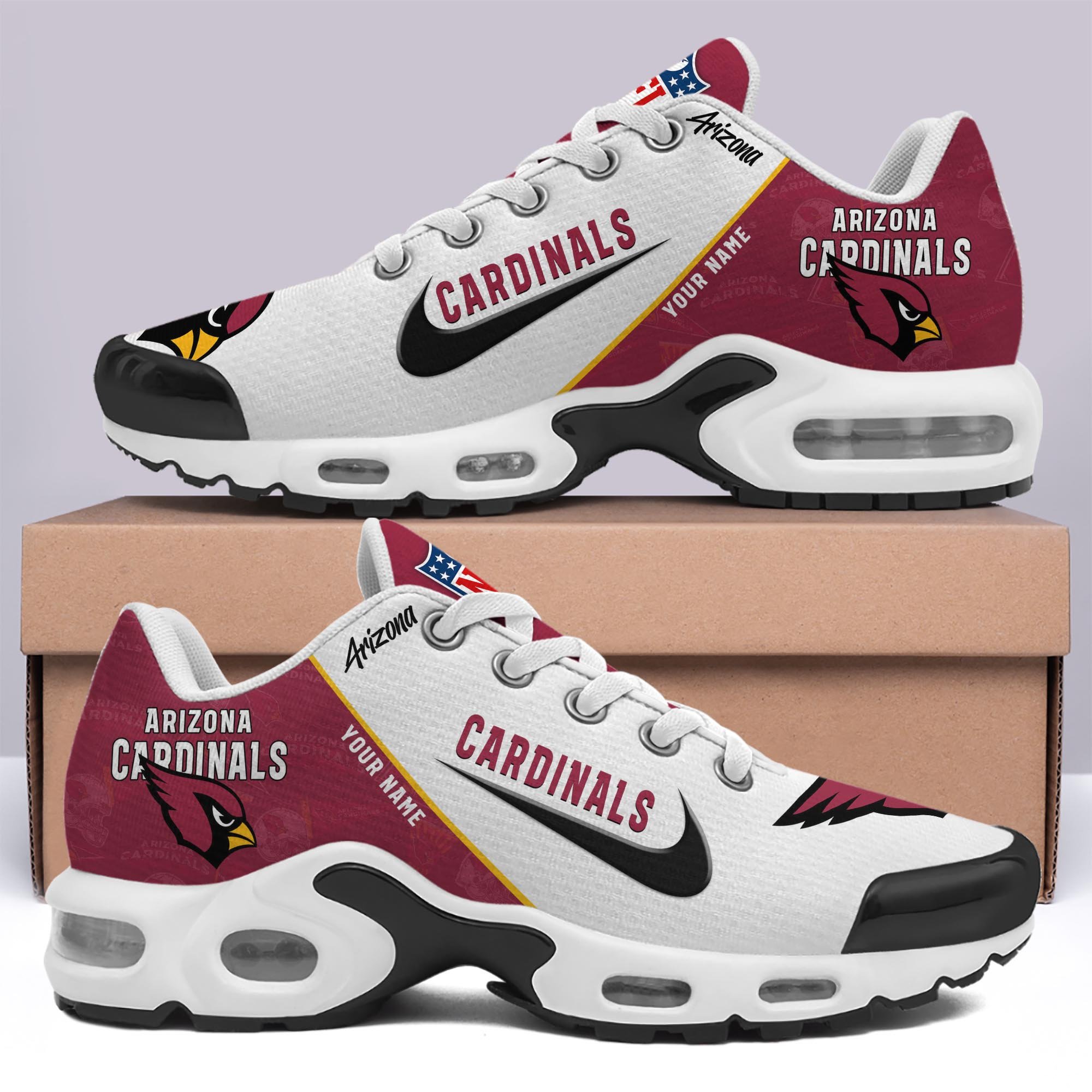 Arizona Cardinals TN Shoes 2025 Versions Custom Your Name 670