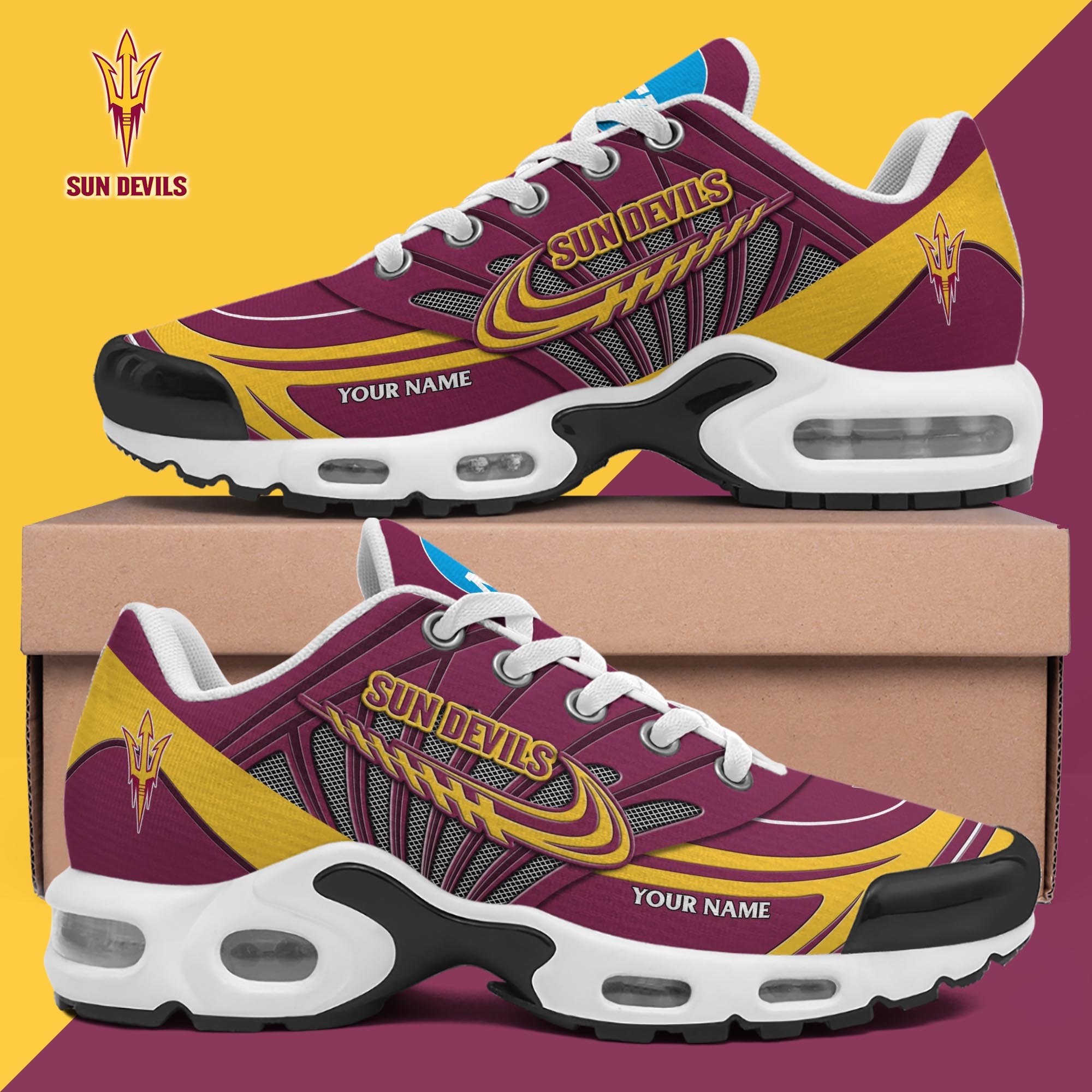 Arizona State Sun Devils TN Shoes 2025 Version Custom Your Name 