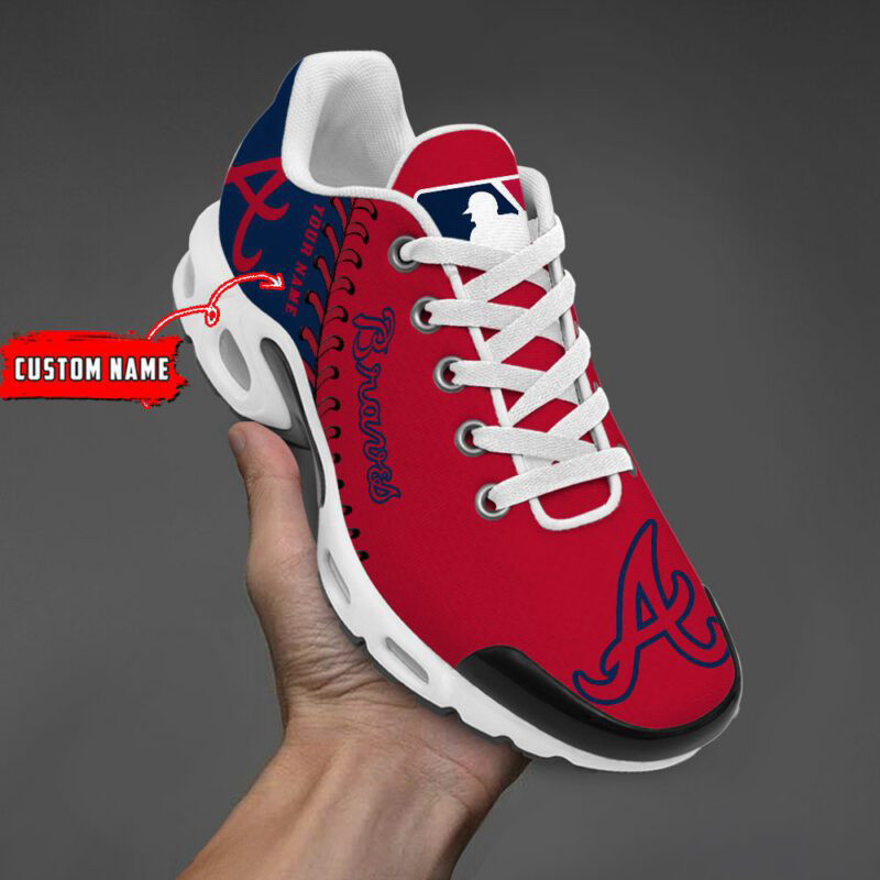Atlanta Braves Air Max Plus Sport Sneakers For Fan Gifts