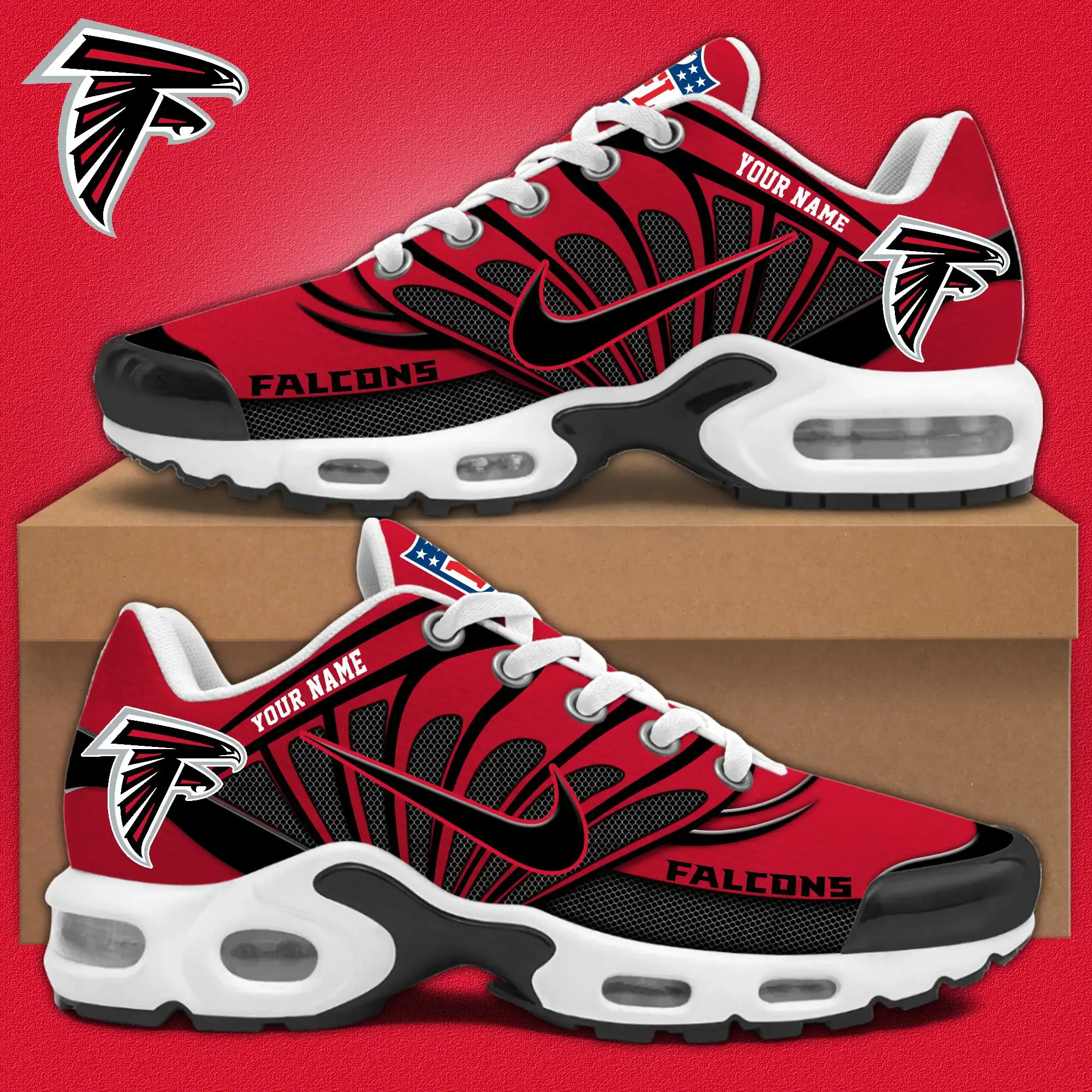 Atlanta Falcons New Air Max Plus TN Shoes Air Cushion Sneaker 309GW-9181