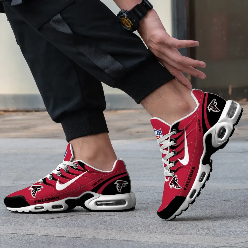Atlanta Falcons Personalized Name Team Mix Colors V3 TN Air Max Shoes Air Cushion Sneakers
