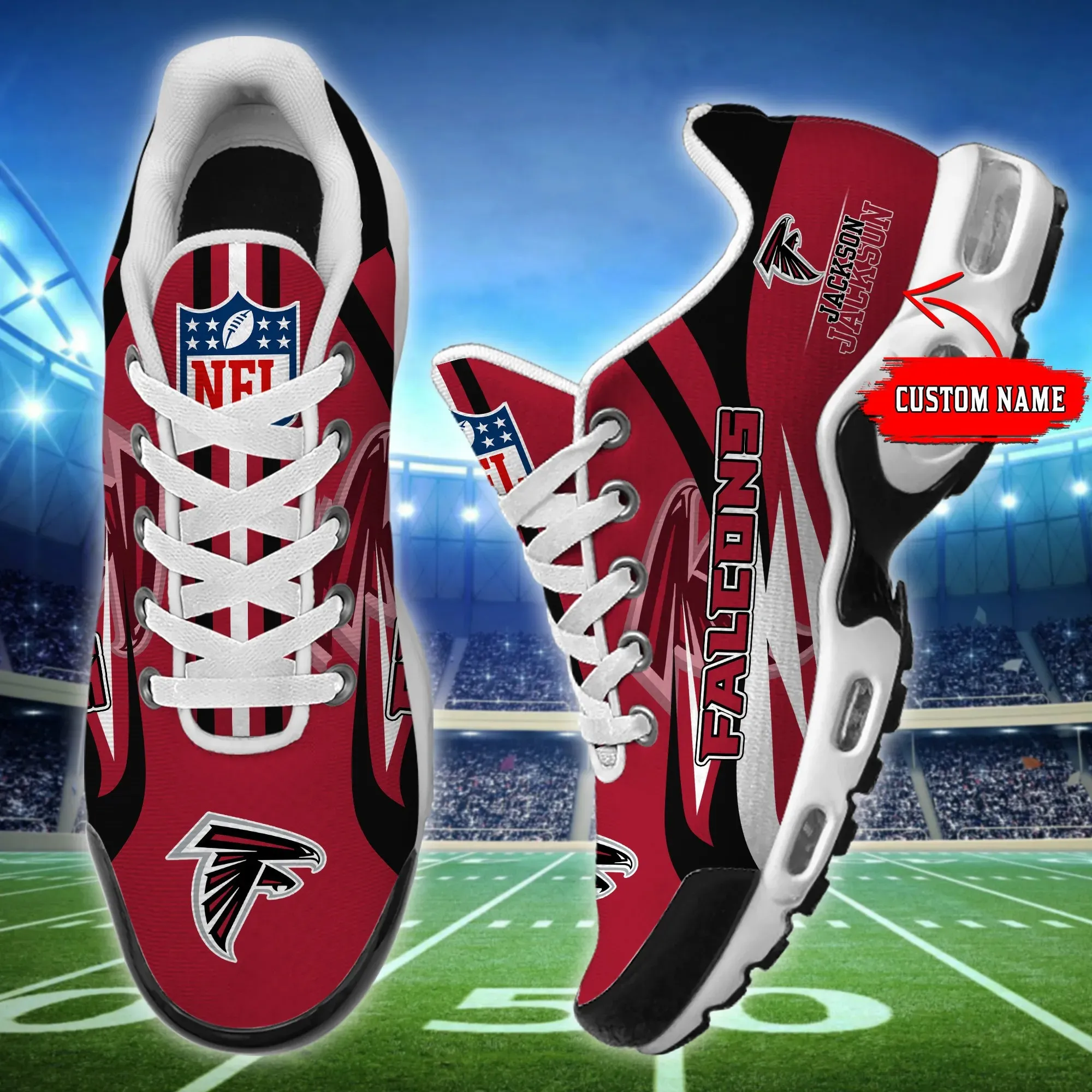 Atlanta Falcons Personalized New Air Max Plus TN Shoes Air Cushion Sneaker 507XM-8172