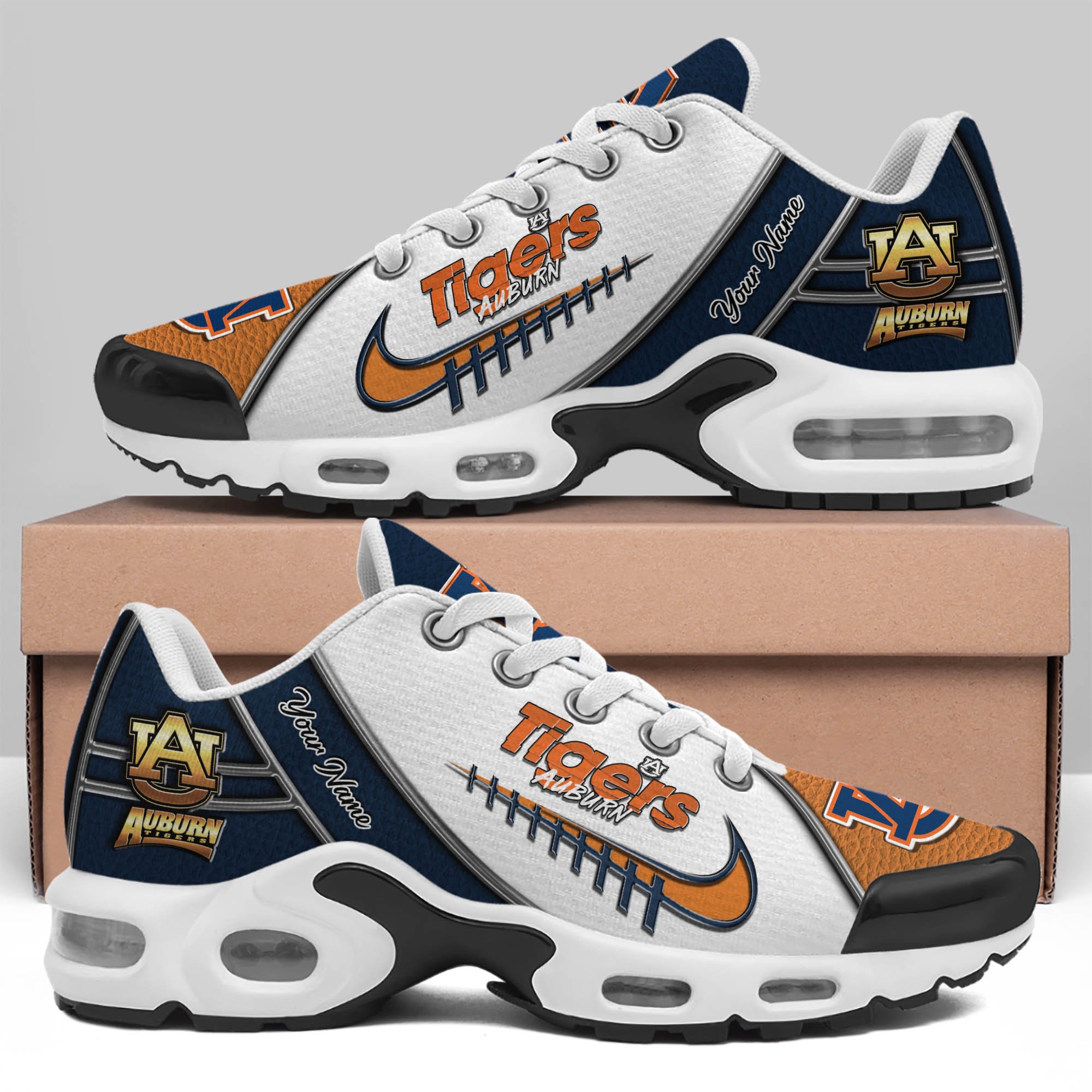 Auburn Tigers TN Shoes 2025 Version Custom Your Name, Football Team Shoes 516