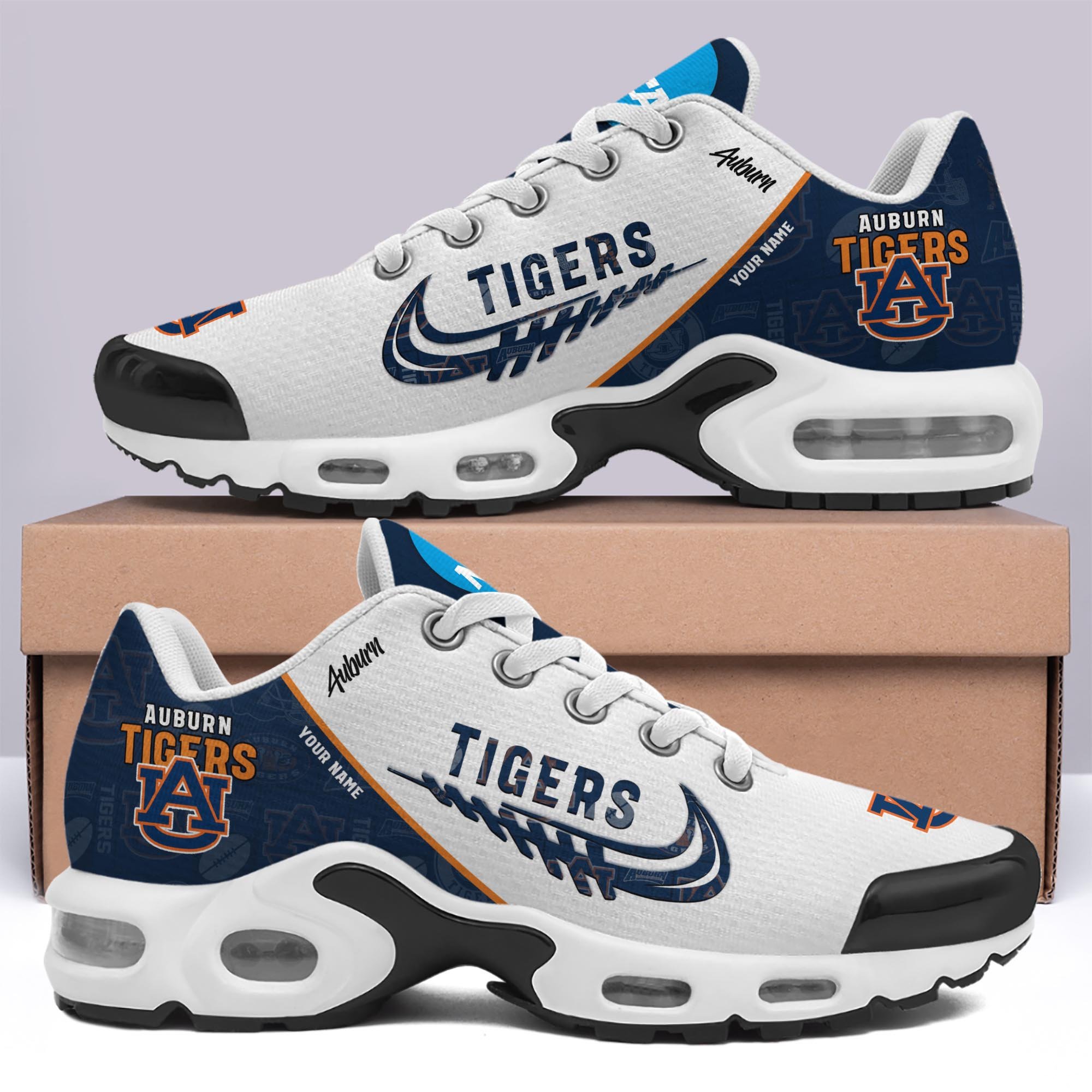 Auburn Tigers TN Shoes Custom Your Name 2025 Version 203