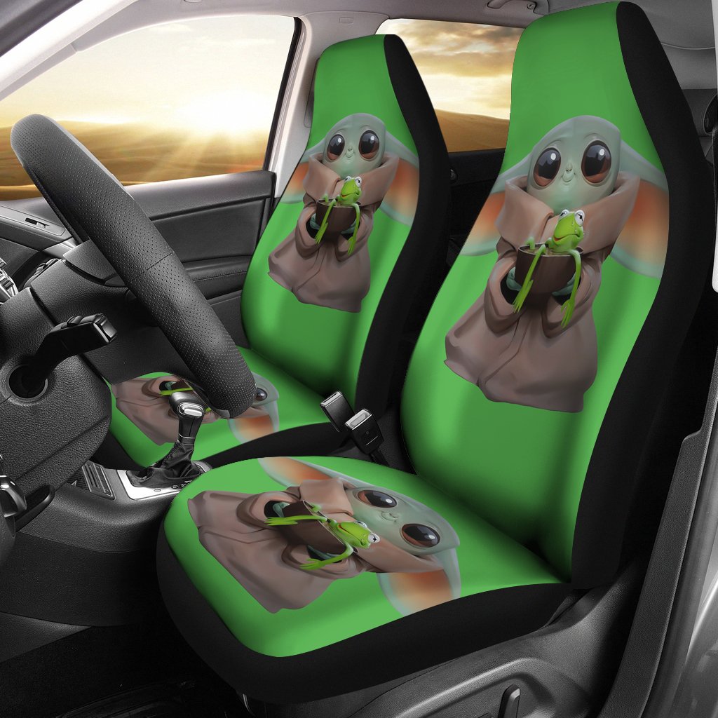 Baby Yoda The Mandalorian Car Seat Cover ( Set of 2)