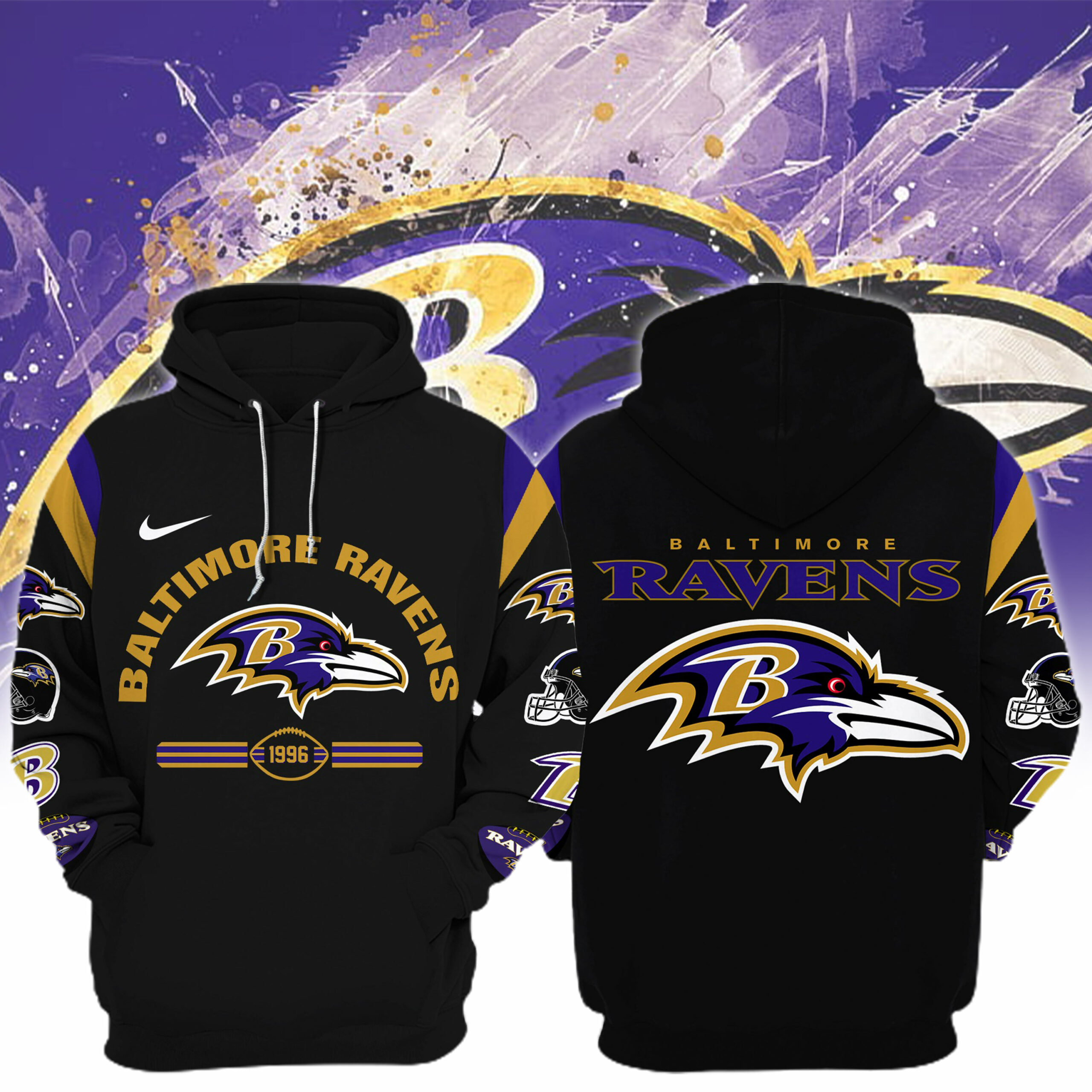 Baltimore Raven Hoodie 03 