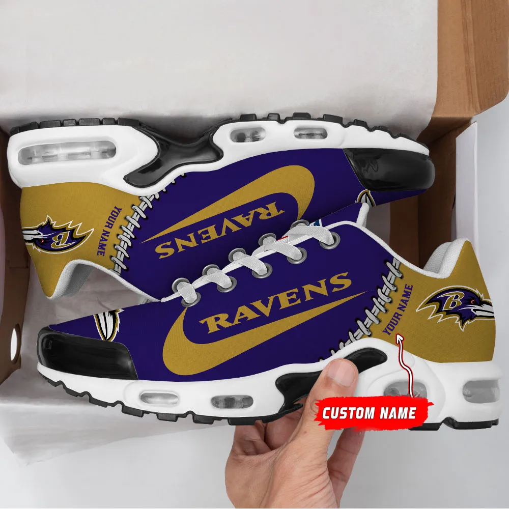 Baltimore Ravens Sport Team TN Air Max Shoes Air Cushion Sneakers 100PG-8774