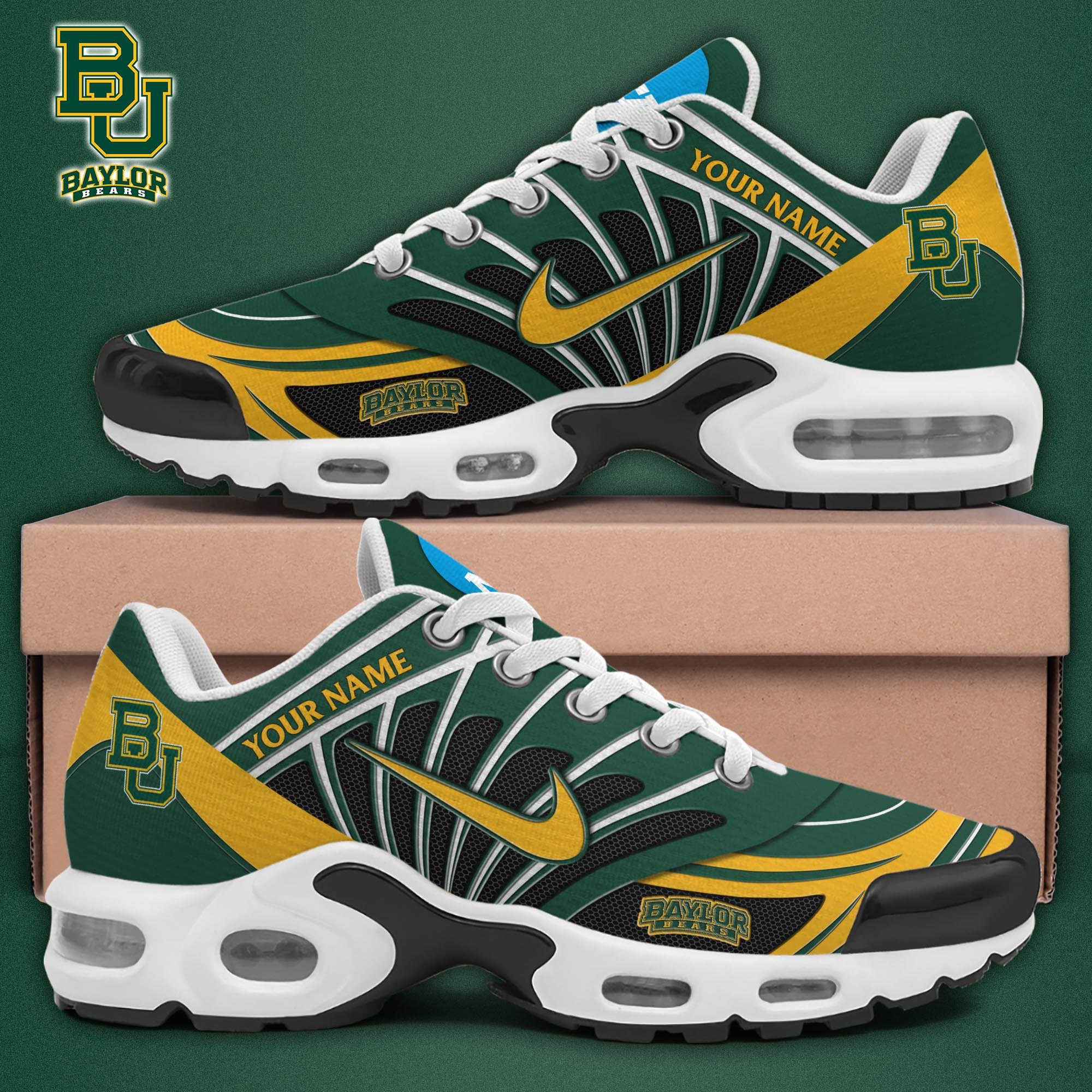 Baylor Bears TN Shoes 2025 Version Custom Name 