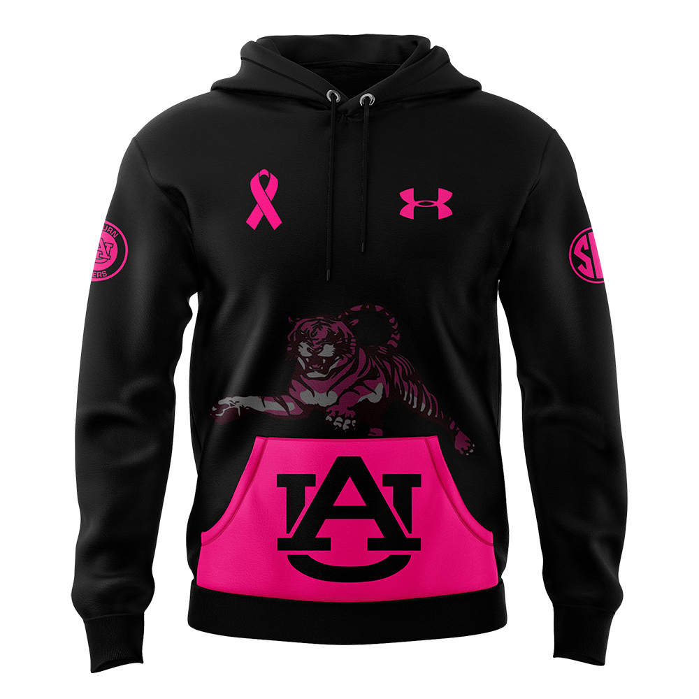 Black Auburn Tigers football Crucial Catch Club Hoodie 