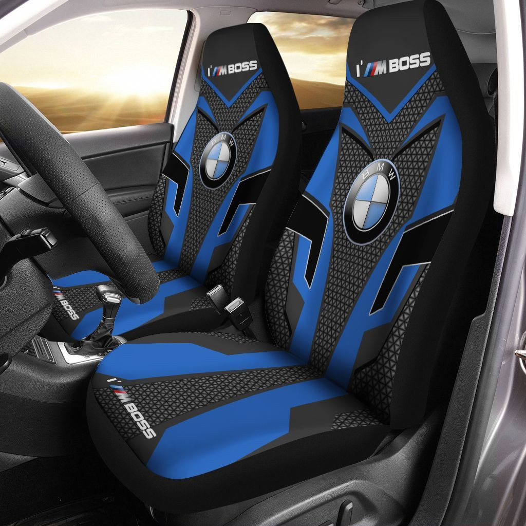 BMW E36 TNT-NH Car Seat Cover (Set of 2) Ver 2 (Blue) 