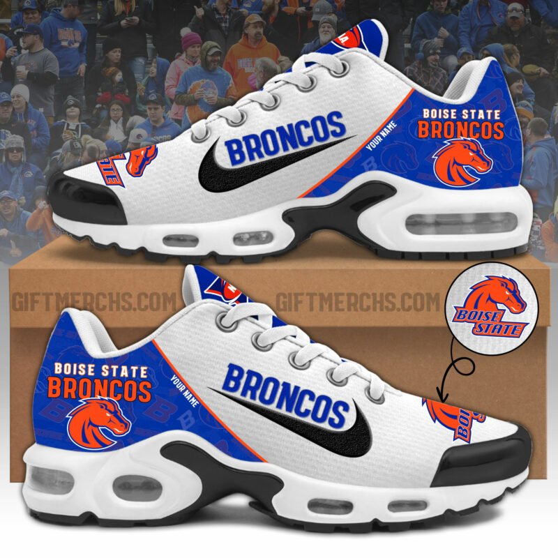 Boise State Broncos TN Shoes 2025 Version Custom Name, Shoes For Sport Fan, Sport Gifts PH270