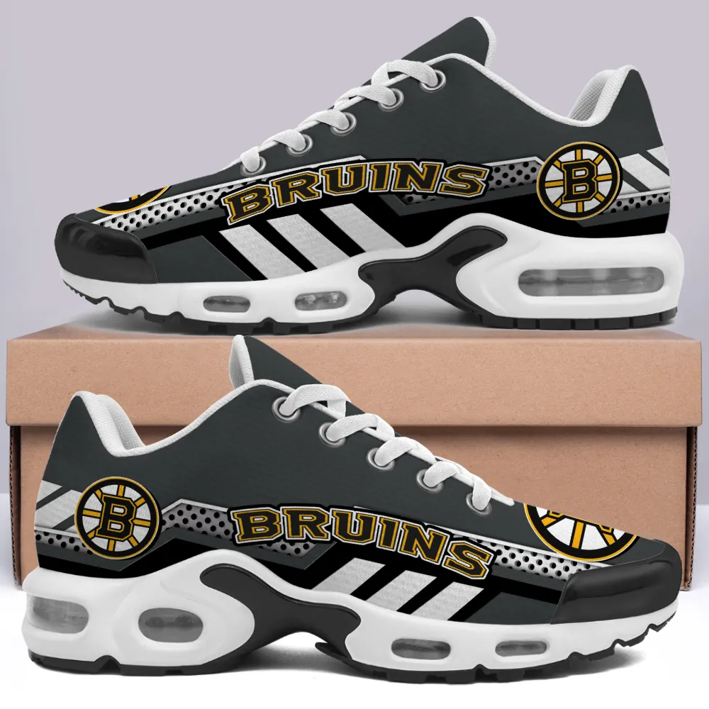 Boston Bruins Personalized Name Team Mix Colors Sport Team TN Air Max Shoes Air Cushion Sneakers 667LA-1289