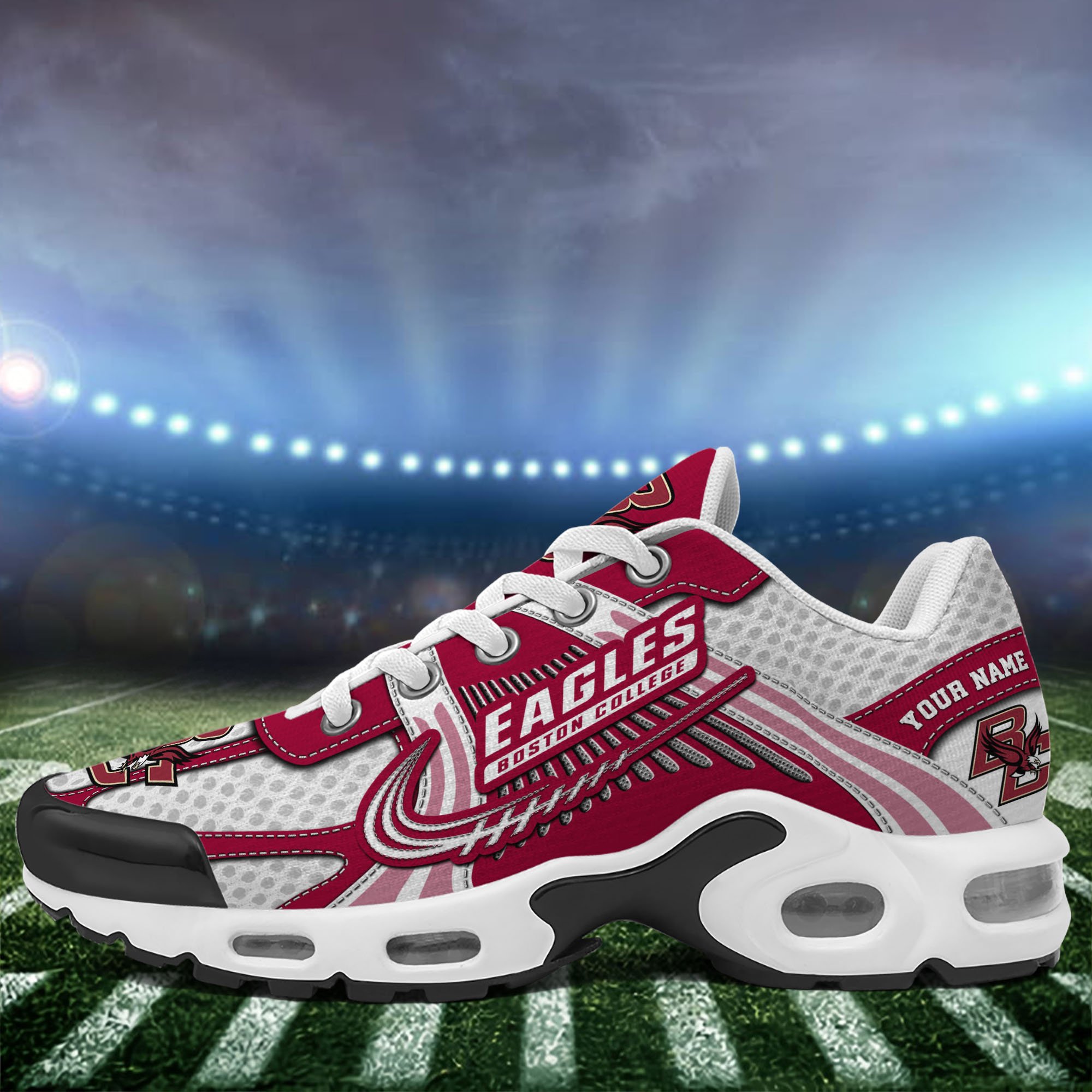 Boston College Eagles TN Shoes Custom Your Name, Sport Shoes