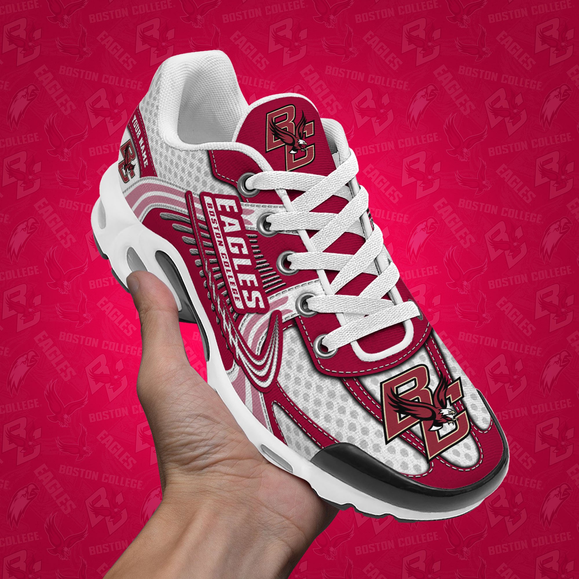 Boston College Eagles TN Shoes Custom Your Name, Sport Shoes