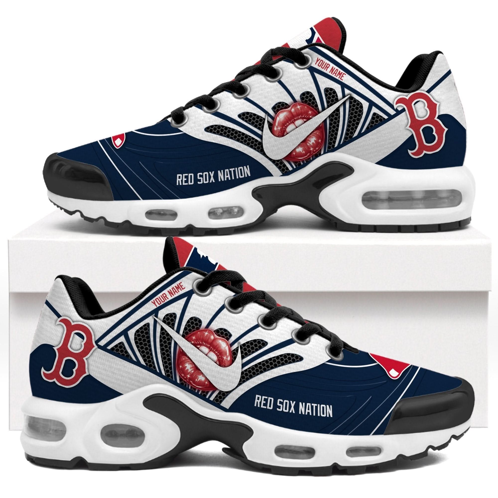 Boston Red Sox  Personalized Air Max Shoes 