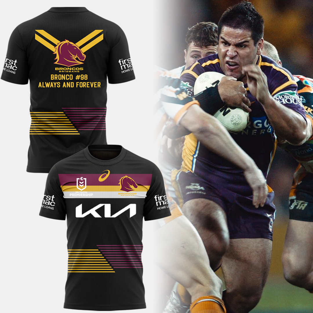 Brisbane Broncos Shirt NRL Home Of The Mighty Broncos T-Shirt 04 