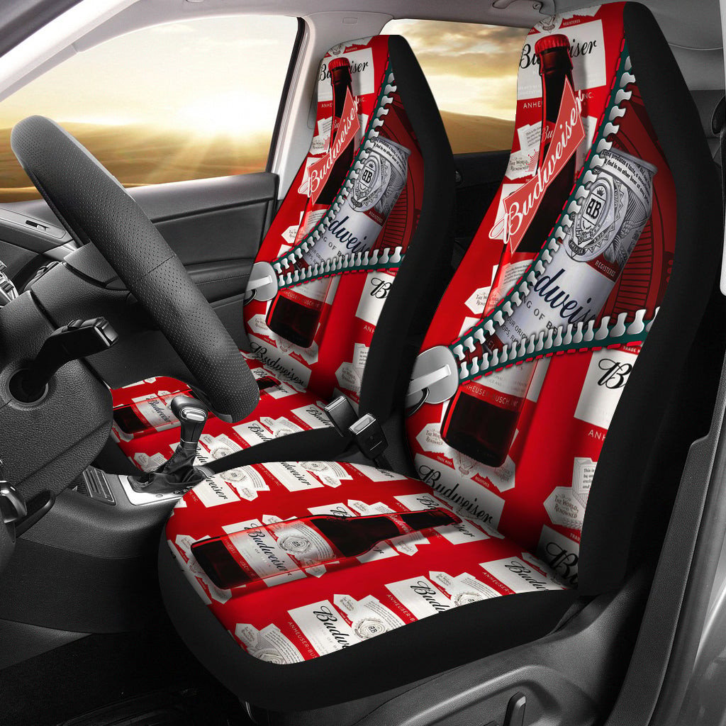 Budweiser Drinks Car Seat Covers Beer AA22092001 