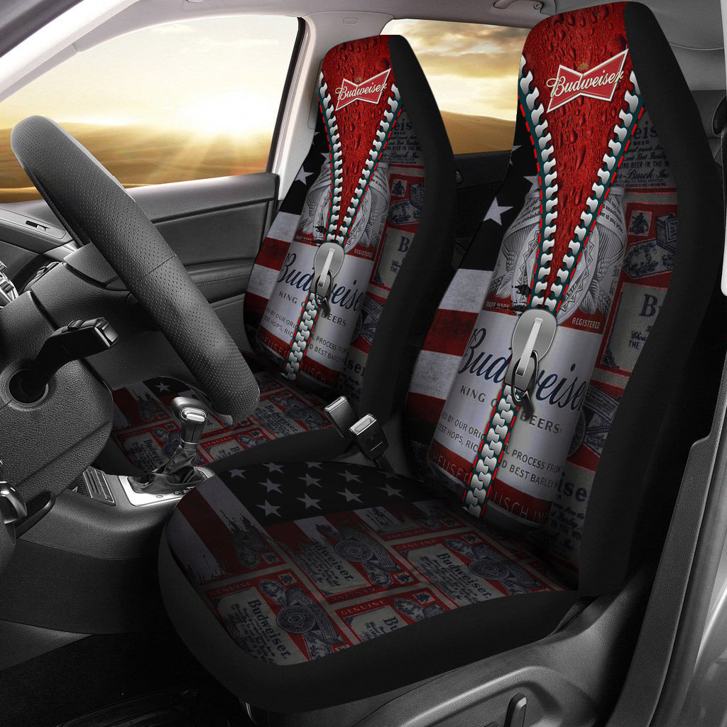 Budweiser Drinks Car Seat Covers Beer AA22092002 