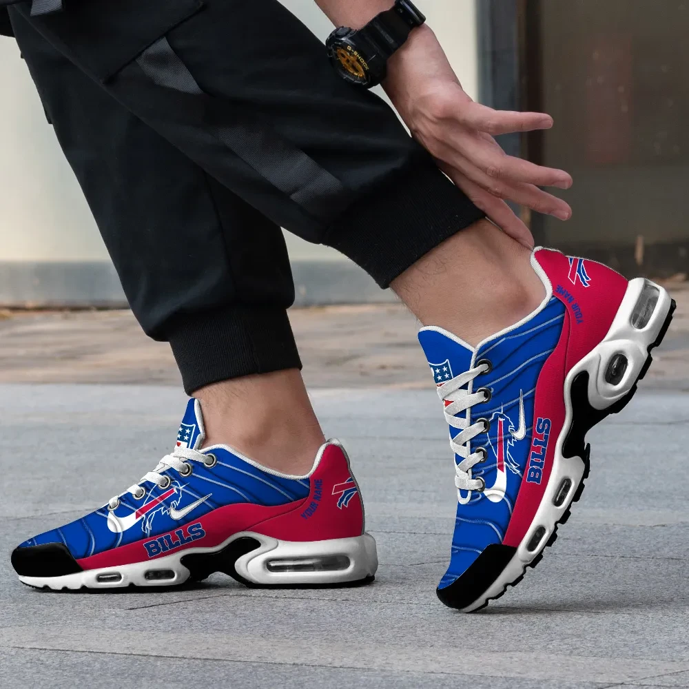 Buffalo Bills Personalized Name Team Mix Colors V4 TN Air Max Shoes Air Cushion Sneakers