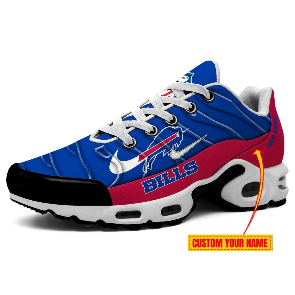 Buffalo Bills Personalized Name Team Mix Colors V4 TN Air Max Shoes Air Cushion Sneakers