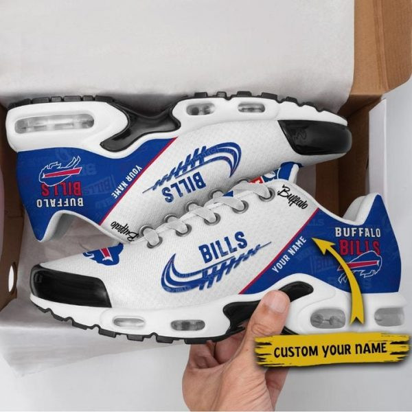 Buffalo Bills Personalized Name Team Mix Colors Wing Logo TN Air Max Shoes Air Cushion Sneakers