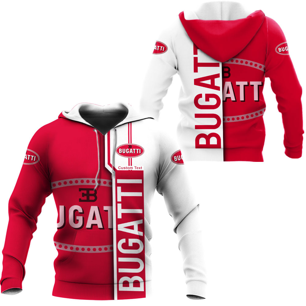 Bugatti 3D Apparel Zip Hoodie,Pant,Polo, Button Hawaii Shirt Personalized 