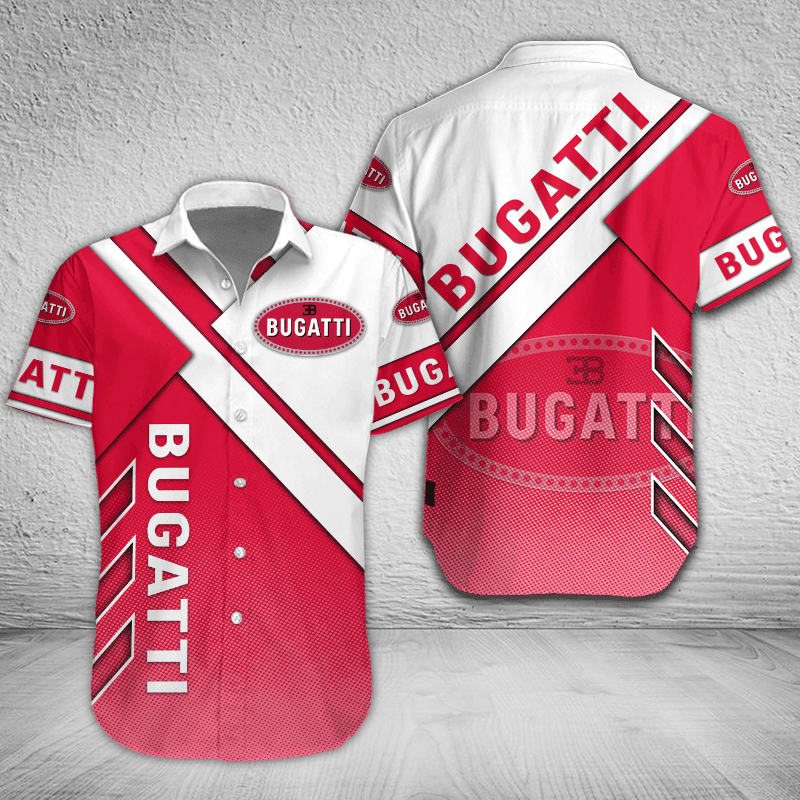 Bugatti Button Shirt Custom Name, Multicolor 