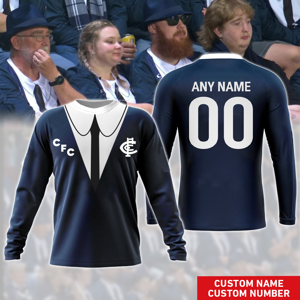 Carlton Blues AFL Long Sleeve Fans 