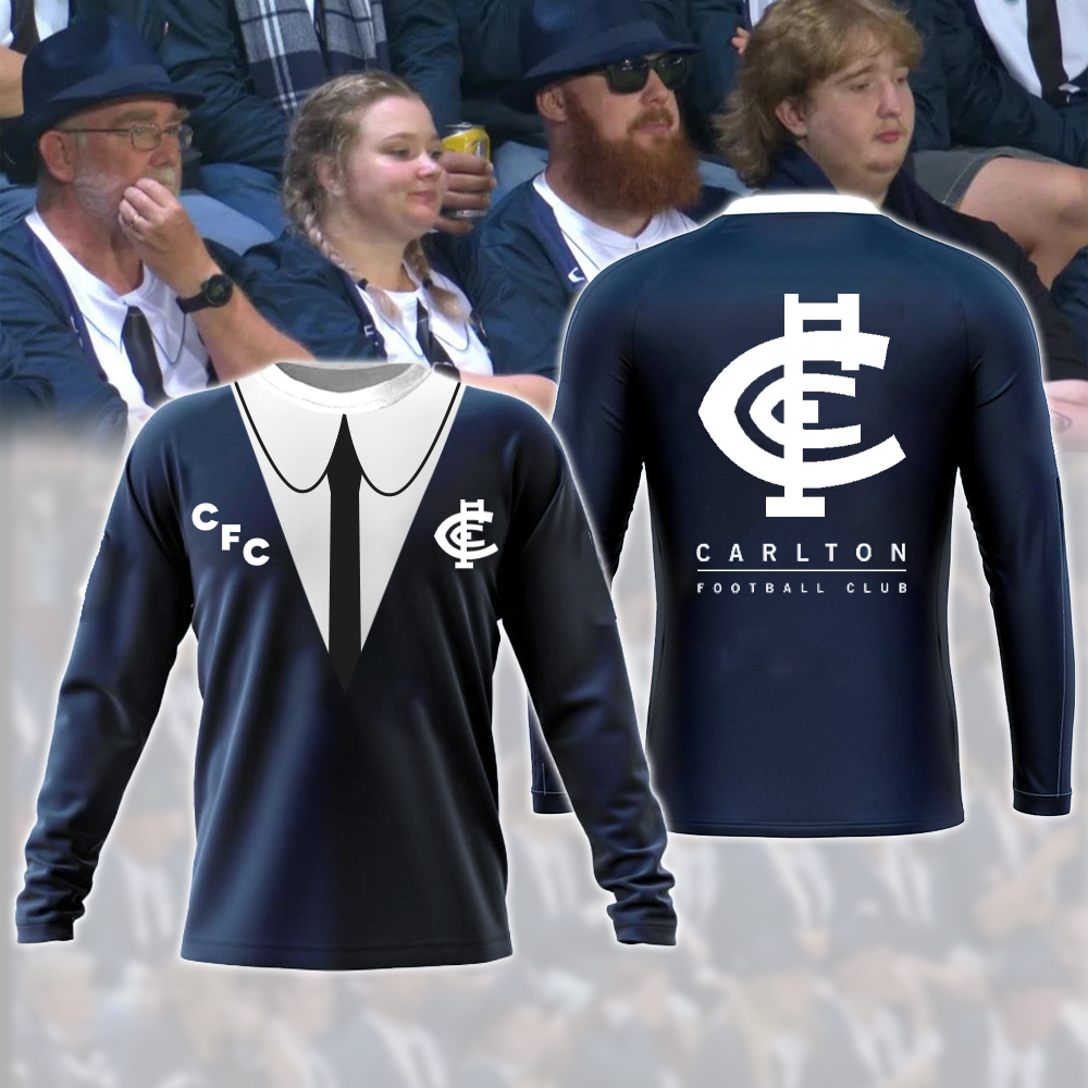 Carlton Blues AFL Long Sleeve Fans 